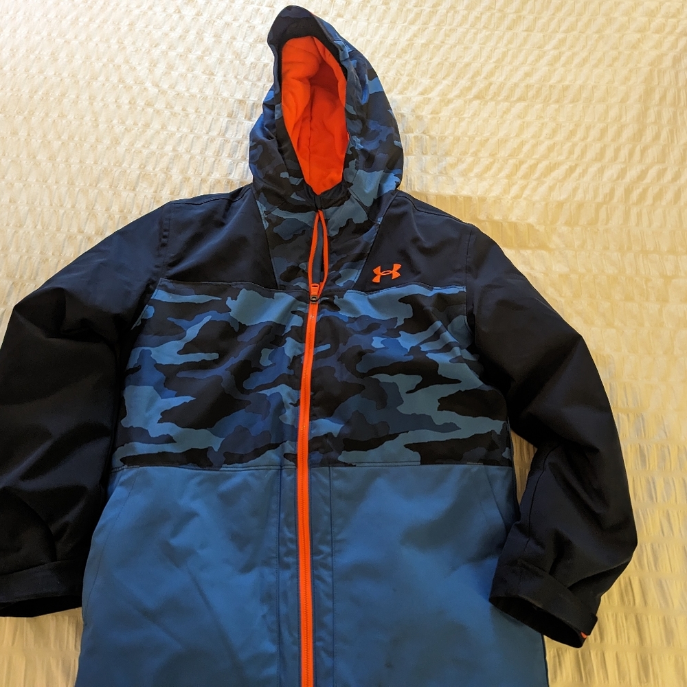 Under Armour Blue Camo Winter Jacket